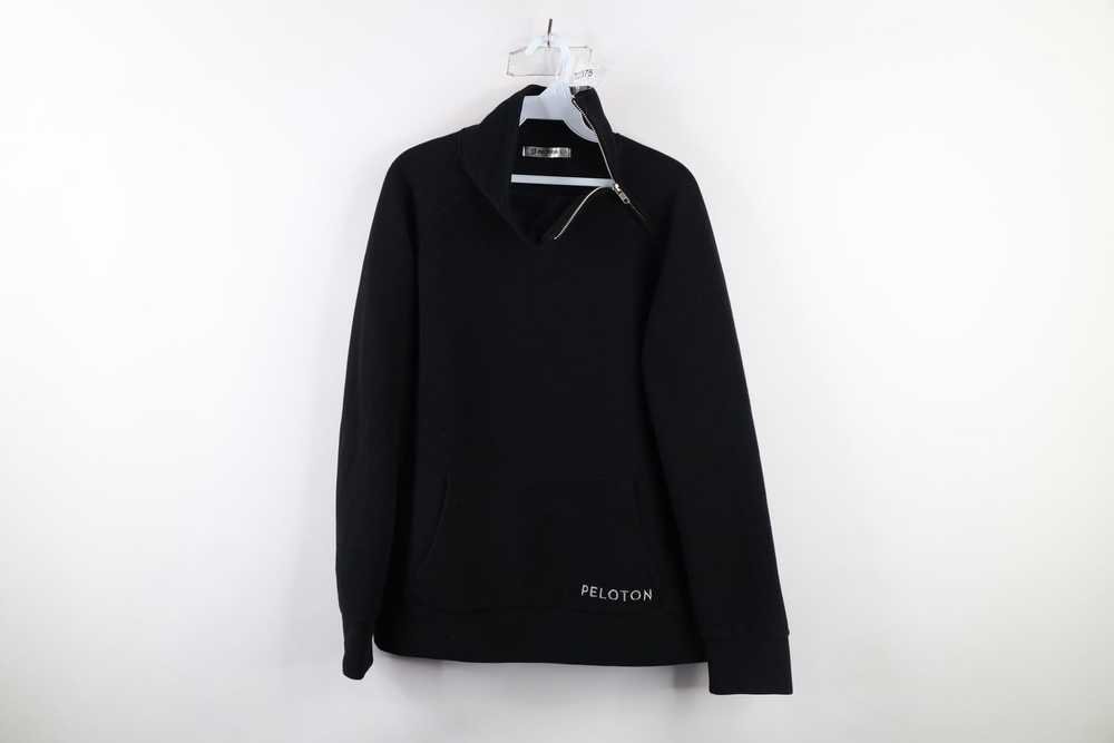 Vintage Peloton Out Ribbed Knit Side Zip Pullover… - image 1