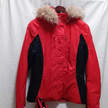 Spyder Women's Size 10 Ski Jacket Coat Red With g… - image 1