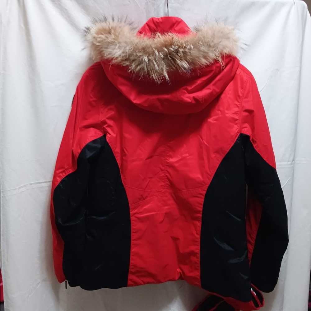 Spyder Women's Size 10 Ski Jacket Coat Red With g… - image 3