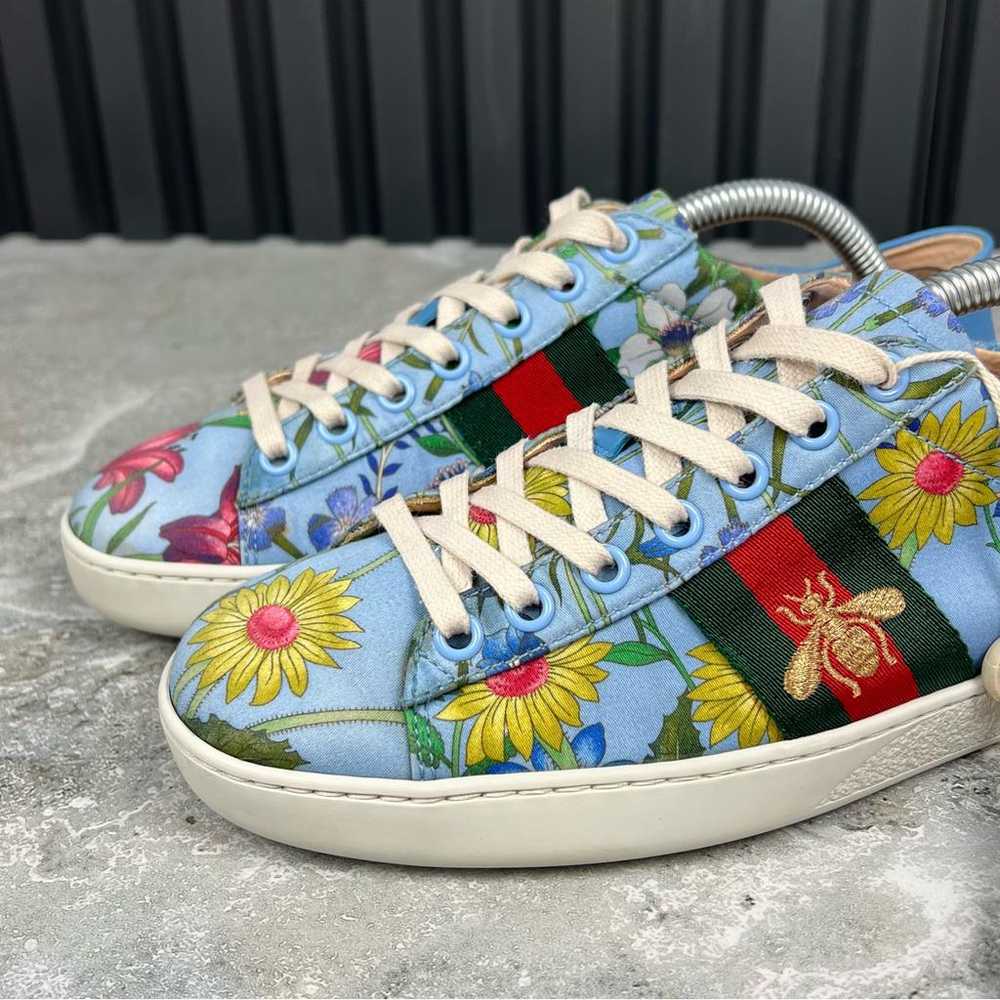 Gucci Ace cloth trainers - image 12