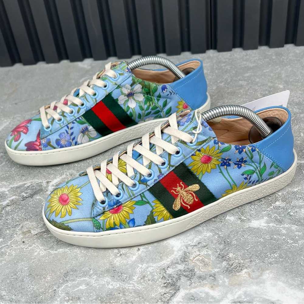 Gucci Ace cloth trainers - image 3