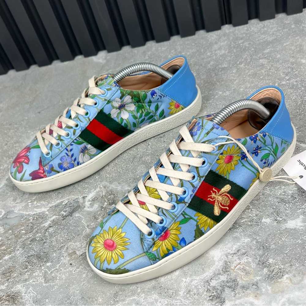 Gucci Ace cloth trainers - image 4