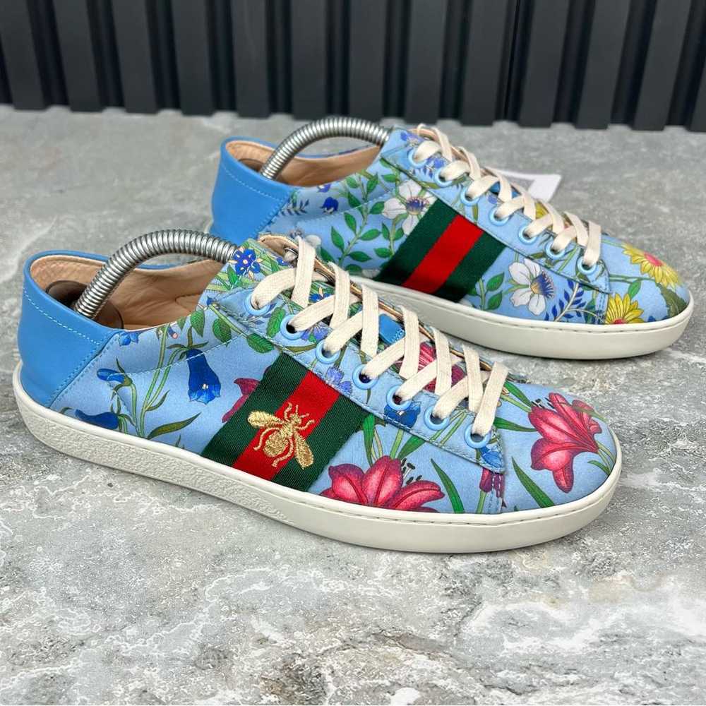 Gucci Ace cloth trainers - image 8