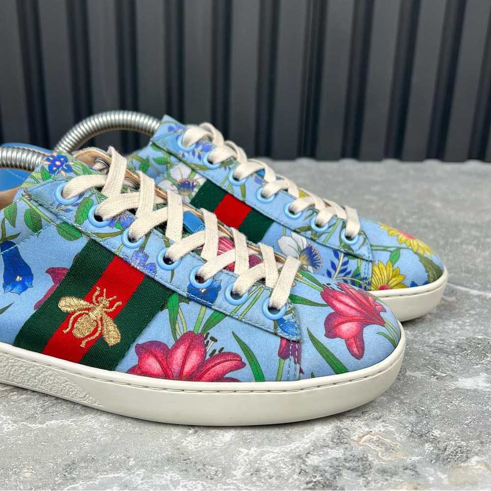 Gucci Ace cloth trainers - image 9