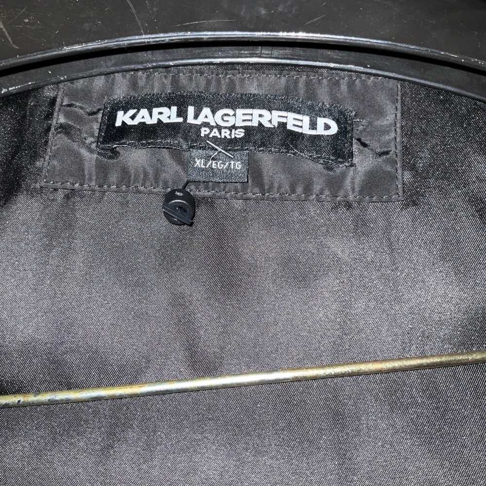 Karl Lagerfeld Black Coat Size XL - image 8