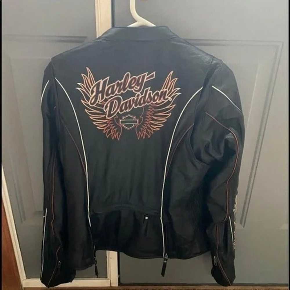 Harley Davidson Authentic Real Leather Jacket - image 2