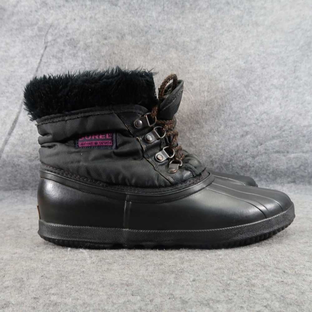Sorel Boots Womens 9 Lace Up Winter Snow Faux Fur… - image 2