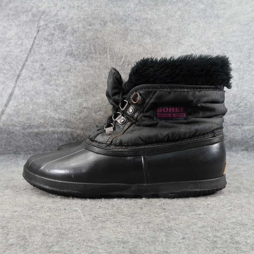 Sorel Boots Womens 9 Lace Up Winter Snow Faux Fur… - image 4
