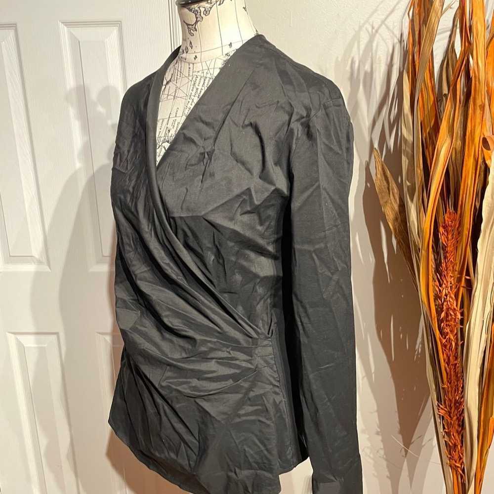 ✨NWOT Draped Wrap Cross Whimsygoth shirt Rave Pre… - image 2