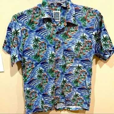 Vintage OCEAN CURRENT Tropical Hawaiian Shirt L