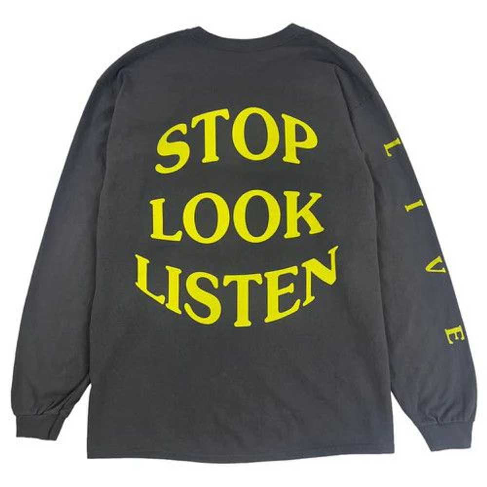 Travis Scott TRAVIS SCOTT STOP LOOK LISTEN LONGSL… - image 1