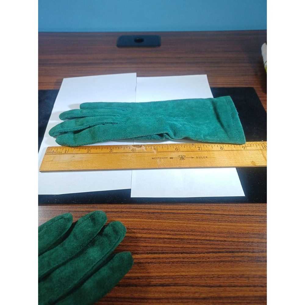 Vintage Fownes Fine Imported Suede Gloves Womens … - image 6