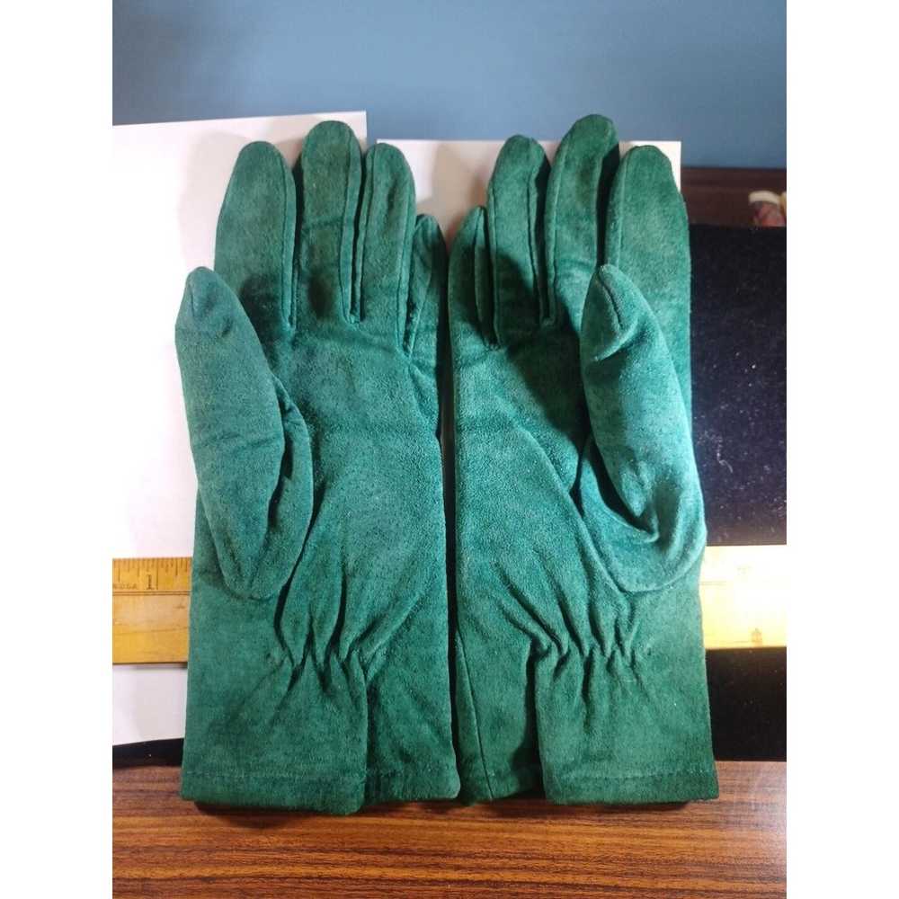 Vintage Fownes Fine Imported Suede Gloves Womens … - image 7