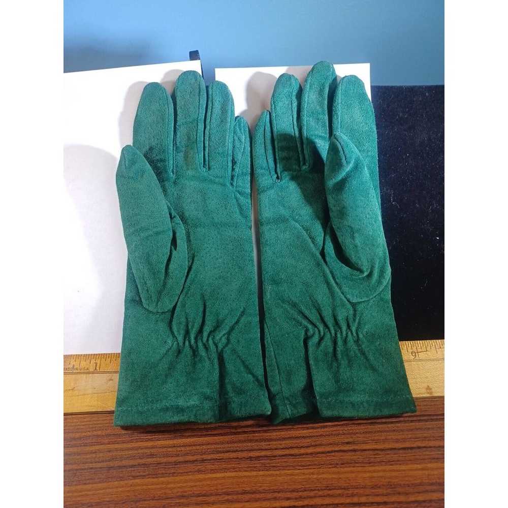 Vintage Fownes Fine Imported Suede Gloves Womens … - image 8