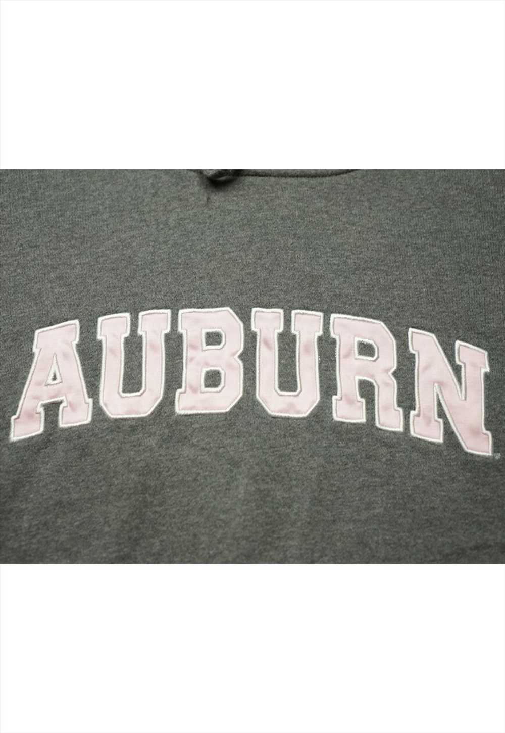 Vintage Auburn Spellout Grey Hoodie Womens - image 3