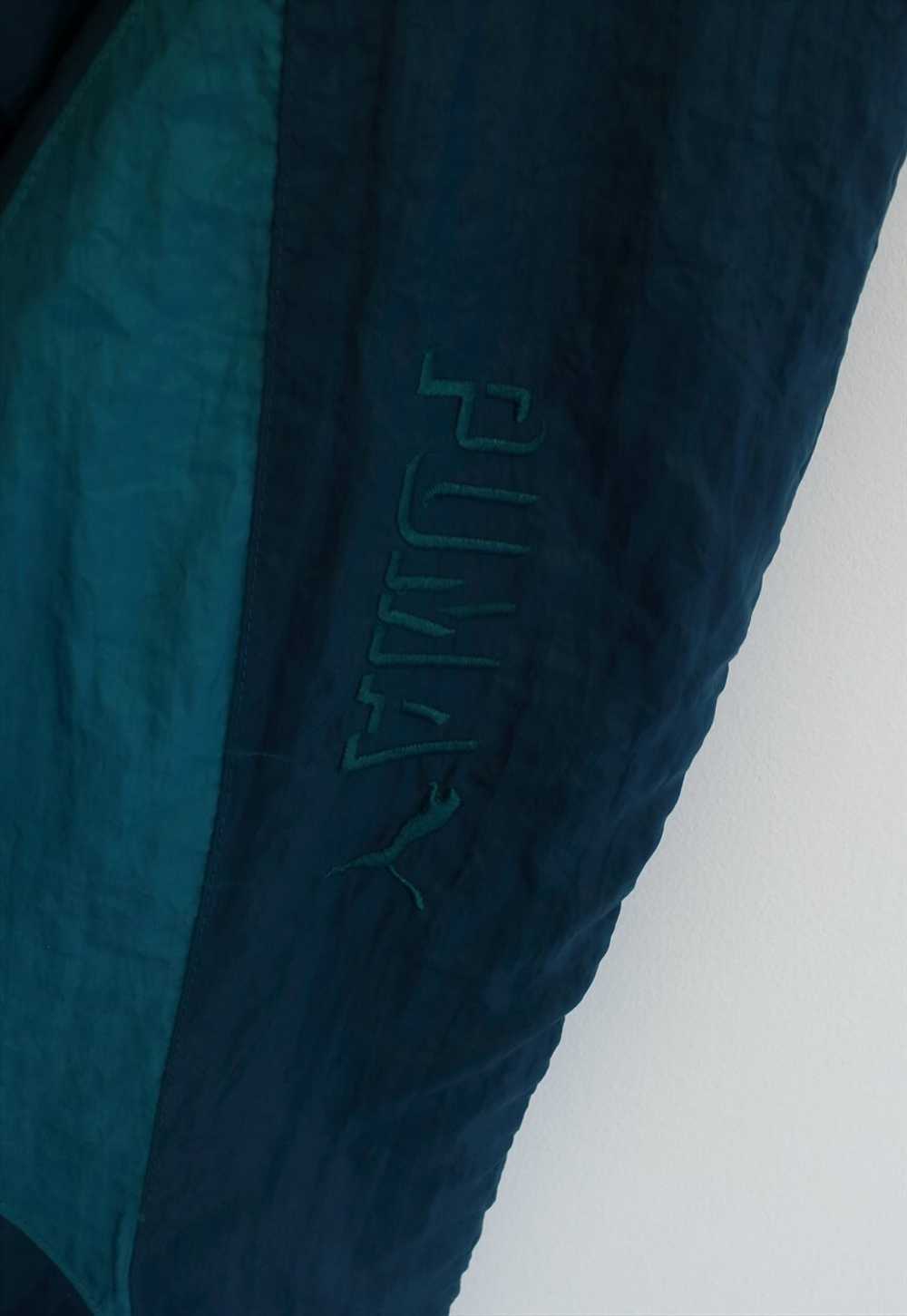 Vintage Puma windbreaker in blue and green. Best … - image 4