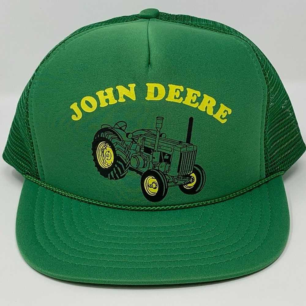 John Deere Tractor Vintage Trucker Hat Baseball C… - image 9