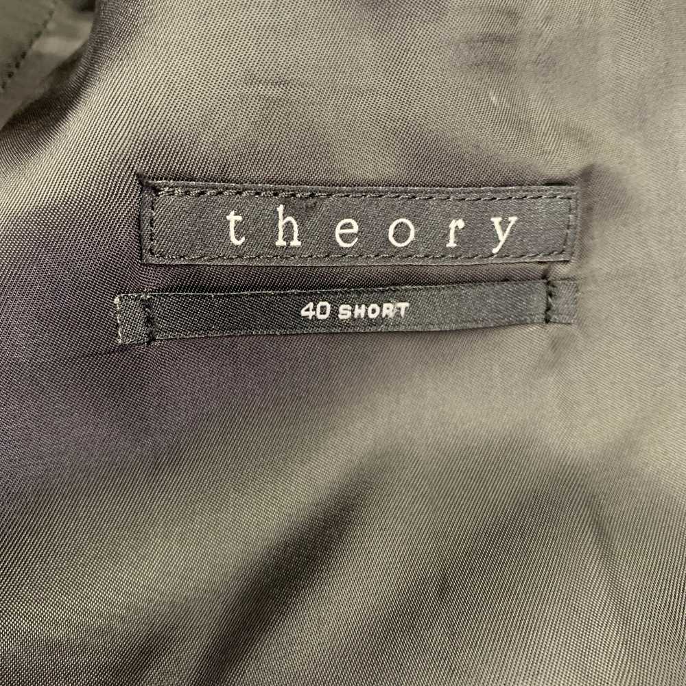 Theory Short Grey Wool Notch Lapel Sport Coat - image 6