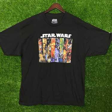 Star Wars movie series poster T-shirt size 3XL