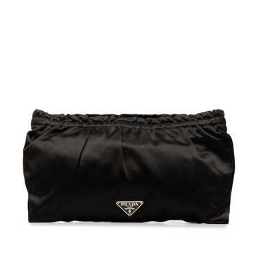 Prada Prada Razo Zip Clutch Canvas Vanity Bag in … - image 1