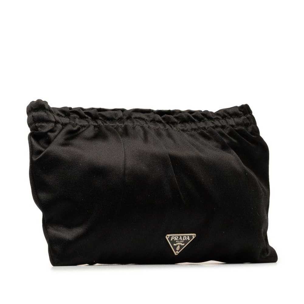 Prada Prada Razo Zip Clutch Canvas Vanity Bag in … - image 2