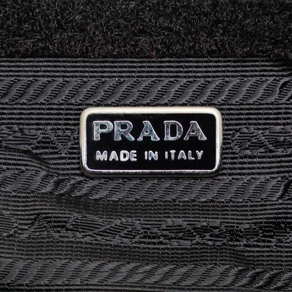 Prada Prada Razo Zip Clutch Canvas Vanity Bag in … - image 6