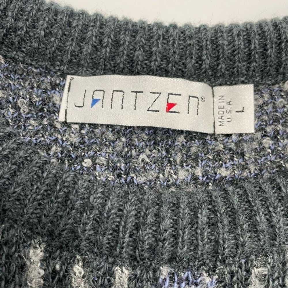 Vintage Jantzen Sweater Men Pullover Argyle Geome… - image 3