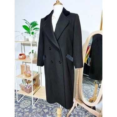 Vintage Mackintosh Black Evening Long Winter Coat