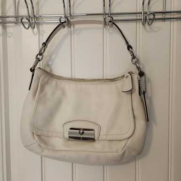 Coach white purse