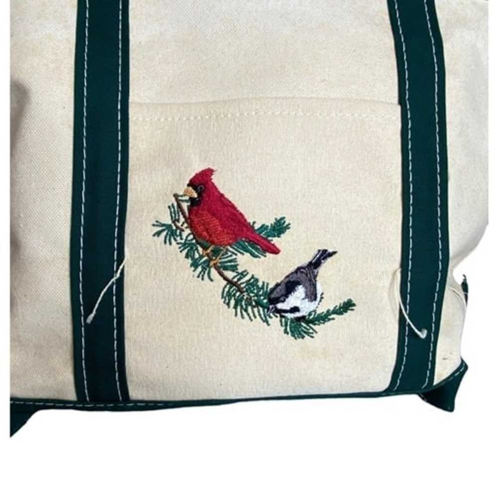 L.L. Bean Boat & Tote Canvas Bag Christmas Cardin… - image 2