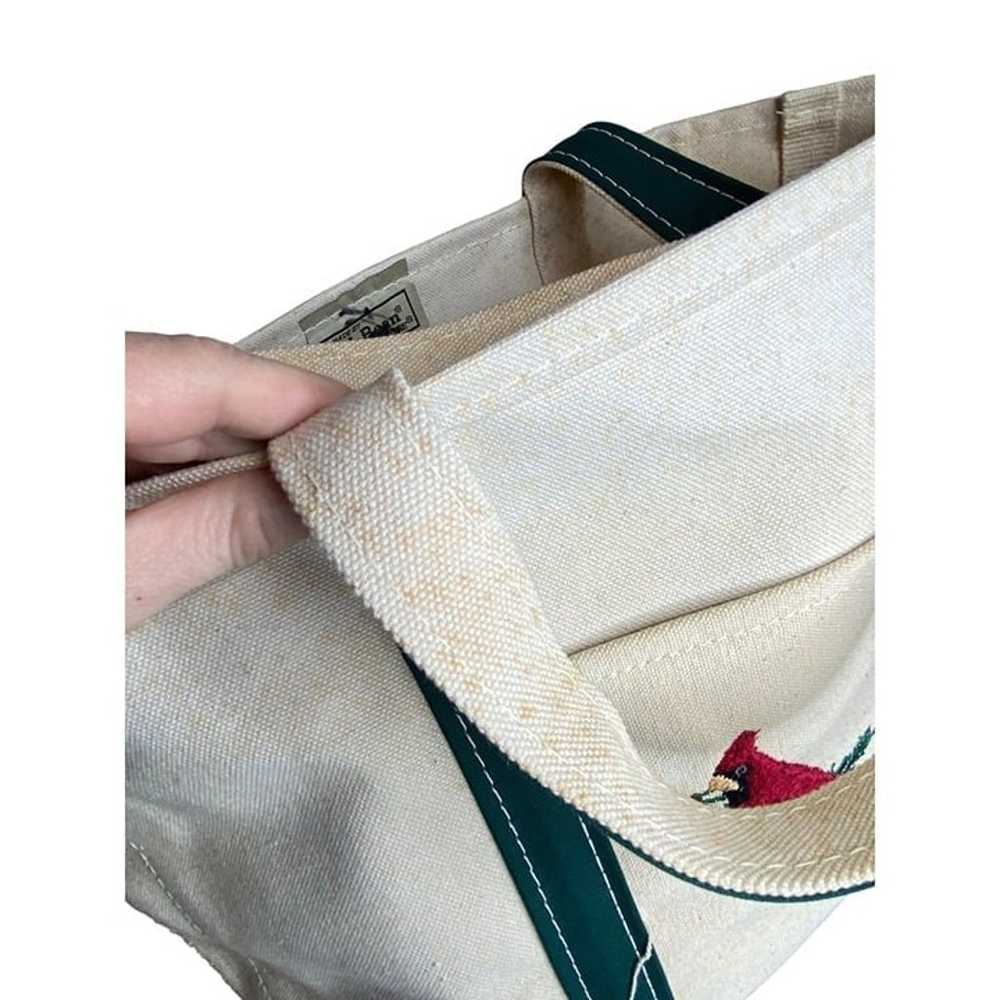L.L. Bean Boat & Tote Canvas Bag Christmas Cardin… - image 8