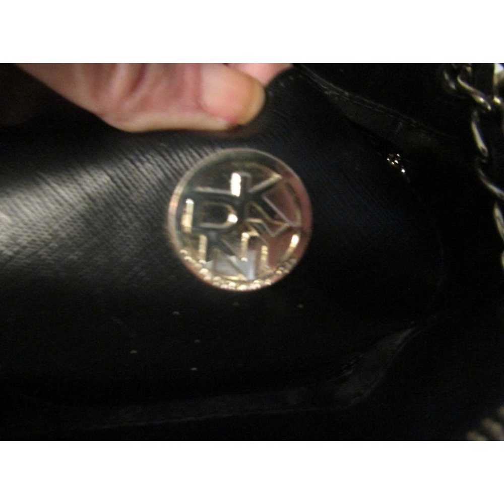 Vintage DKNY Donna Karen New York Black Leather C… - image 10