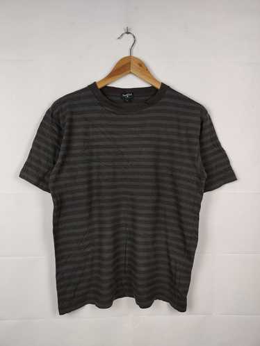 Tシャツ・カットソー MARGARET HOWELL CANDY STRIPE SHIRT (WOSH0261S23_EUBBLW) MARGARET HOWELL（マーガレットハウエル） SUMMER OXFORD CANDY