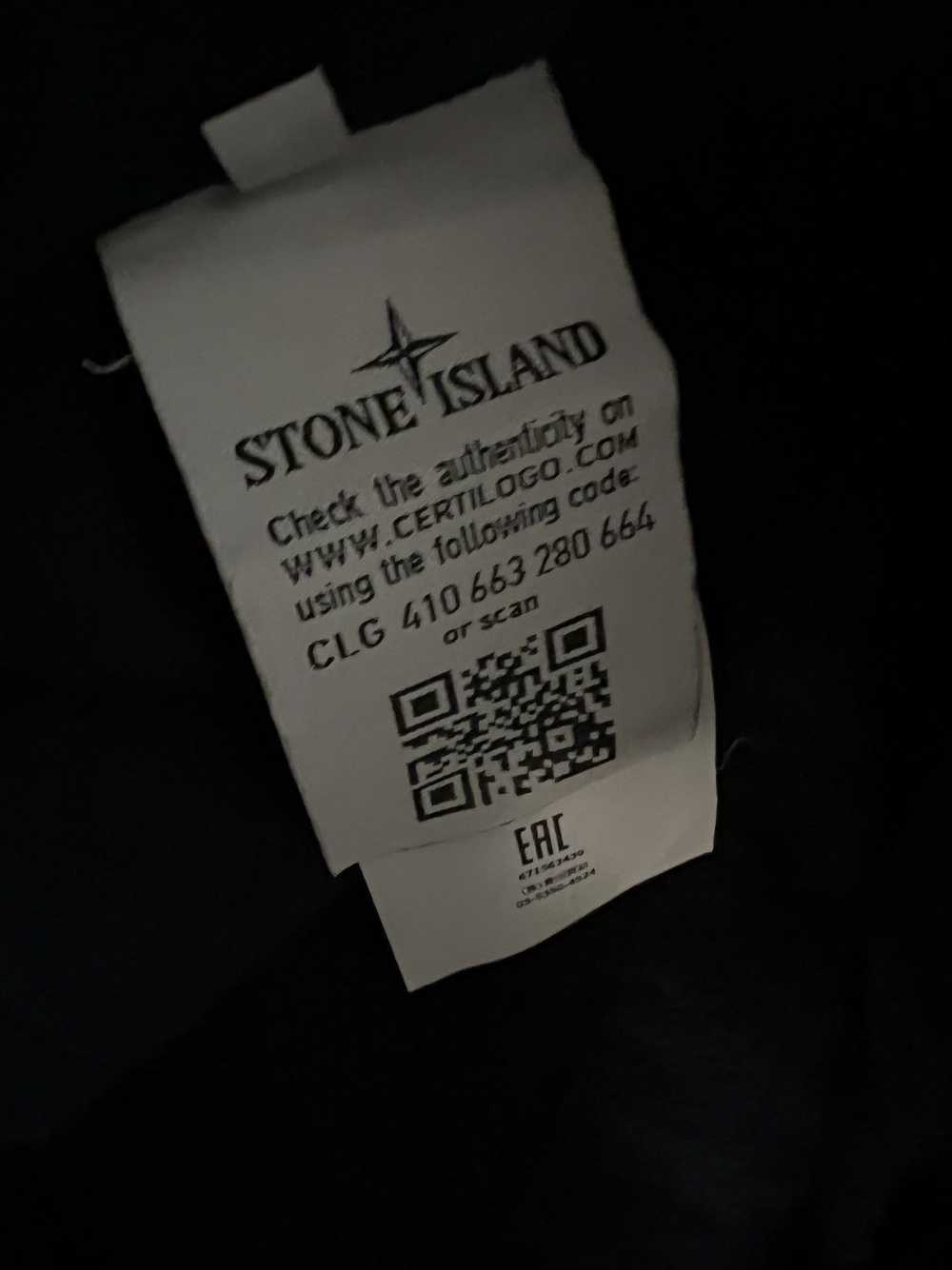 Stone Island Stone island navy blue sweatshorts s… - image 4
