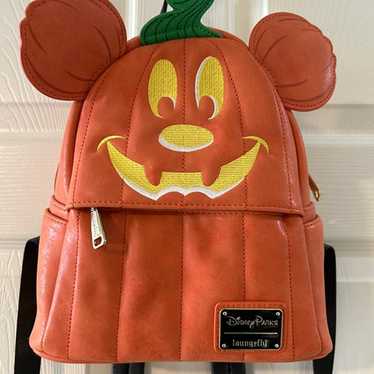 Disney Mickey Mouse Pumpkin Halloween Loungefly ba