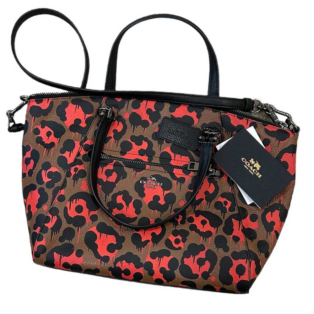 Coach Baseman Orange Wild Beast Ocelot Prairie Le… - image 2