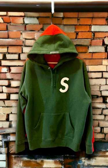 Supreme SUPREME S LOGO SPLIT HOODED SWEATSHIRT MED