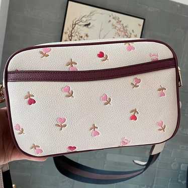 Coach Jes Crossbody With Heart Floral Print
