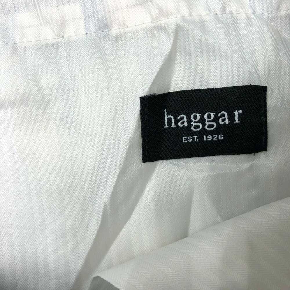 Haggar Haggar Shorts Mens 44 Blue White Flat Fron… - image 3