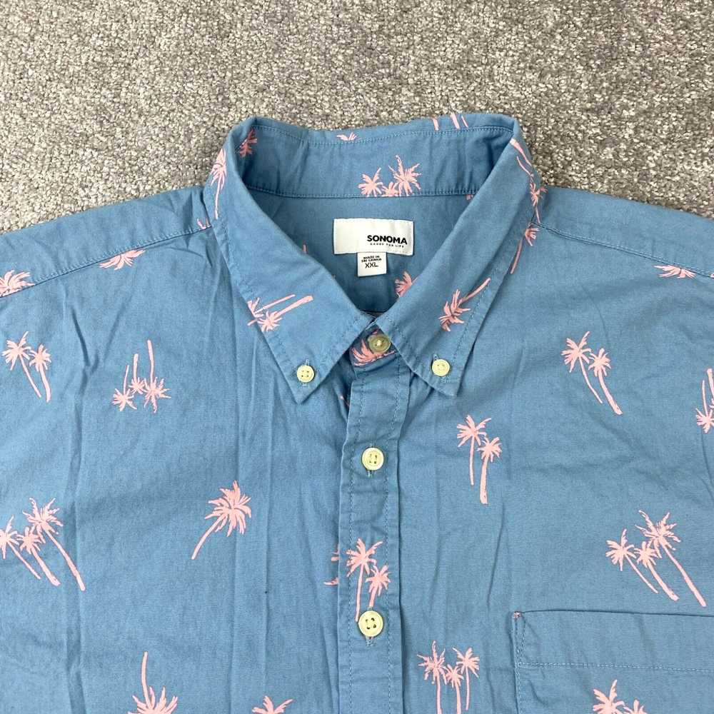 Vintage Sonoma Button Up Shirt Men's 2XL XXL Shor… - image 2