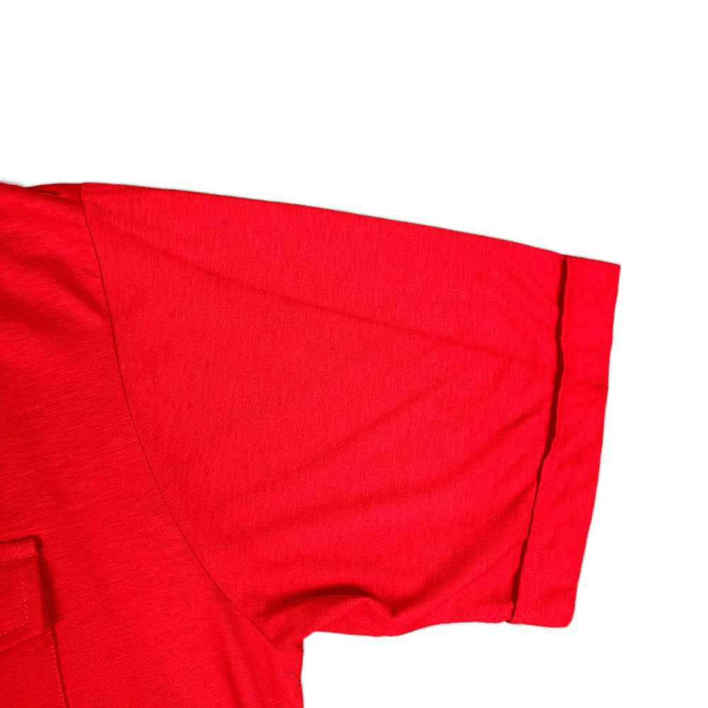 Vintage Vintage Kingsport Polo Shirt Red Raglan P… - image 4