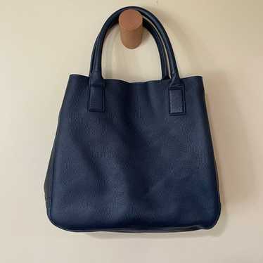 Shinola Detroit Blue Leather Tote Bag - image 1