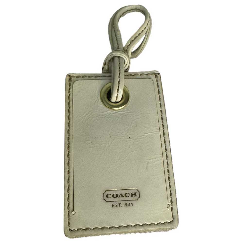 Coach Leather bag charm - image 1