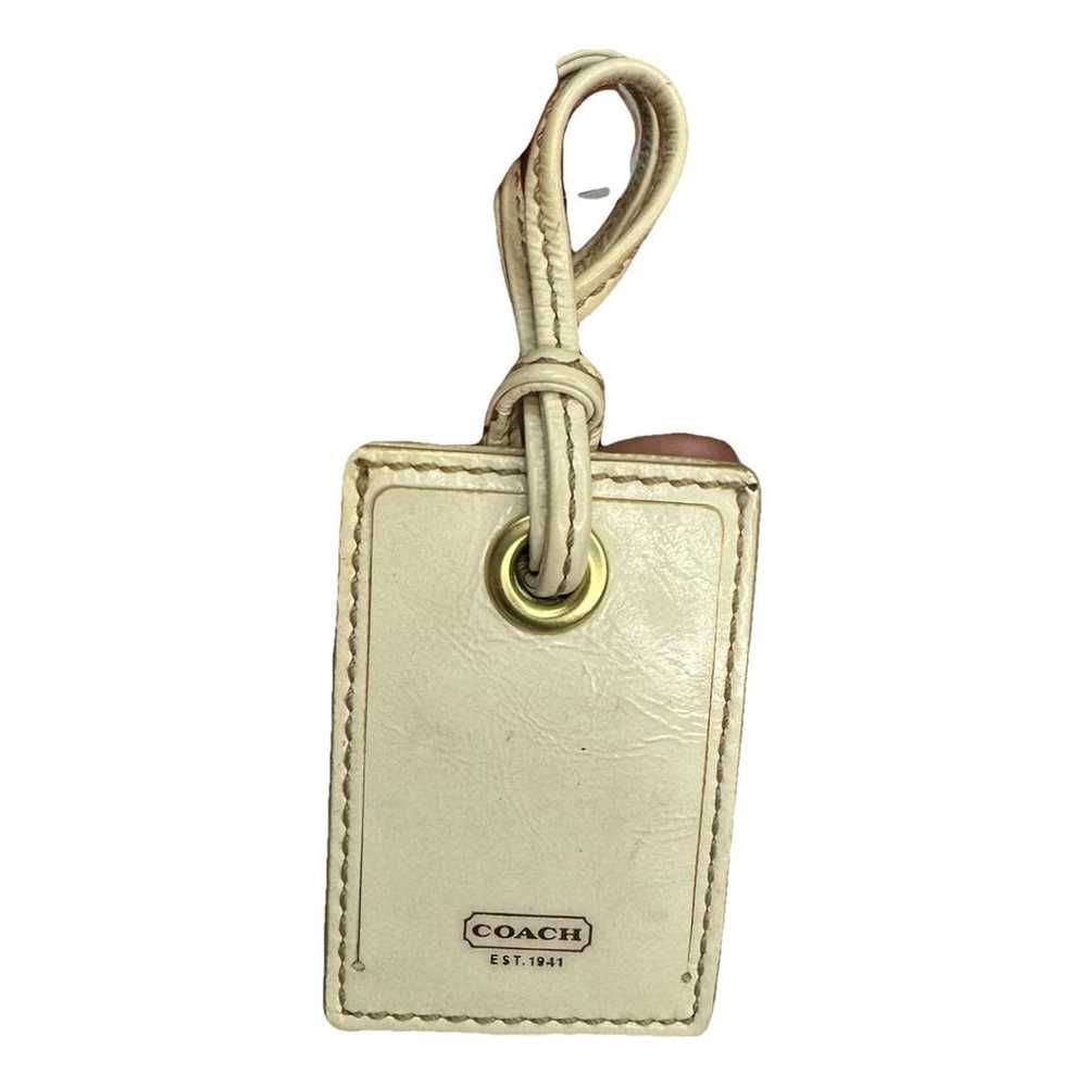 Coach Leather bag charm - image 2