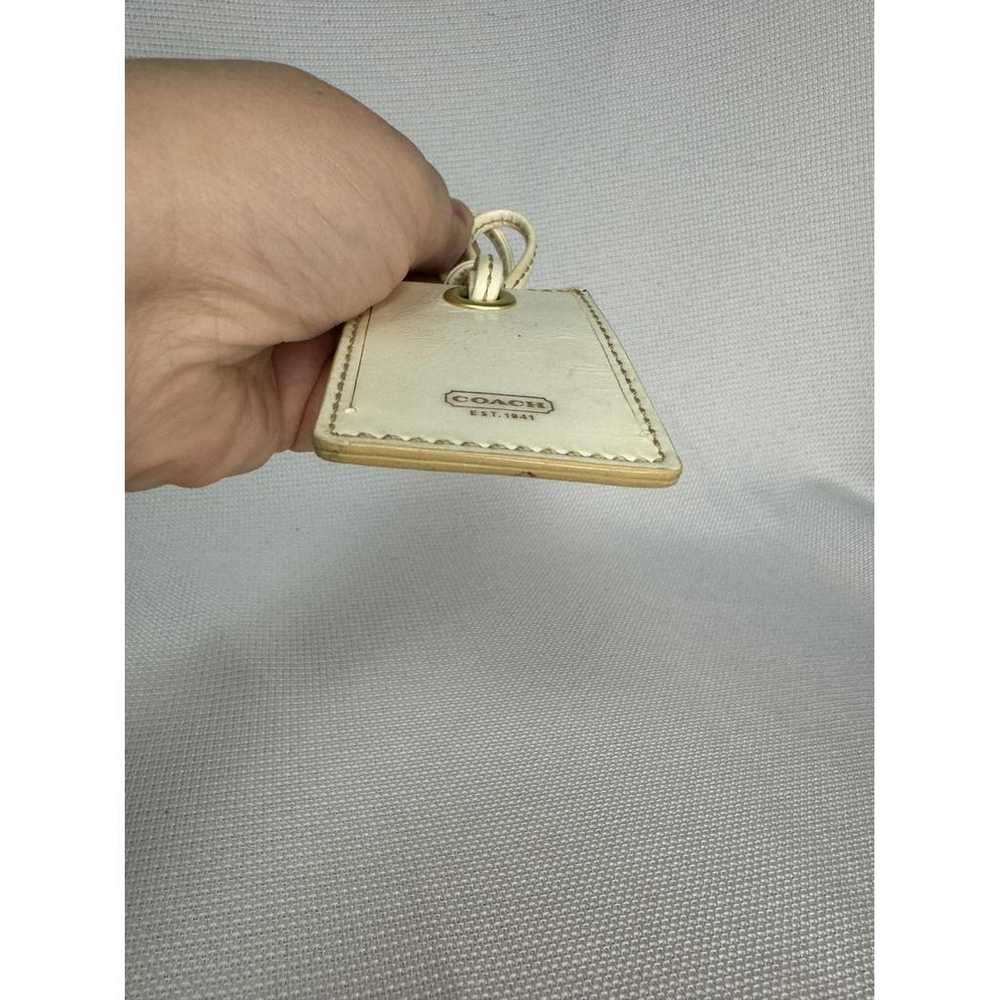 Coach Leather bag charm - image 4