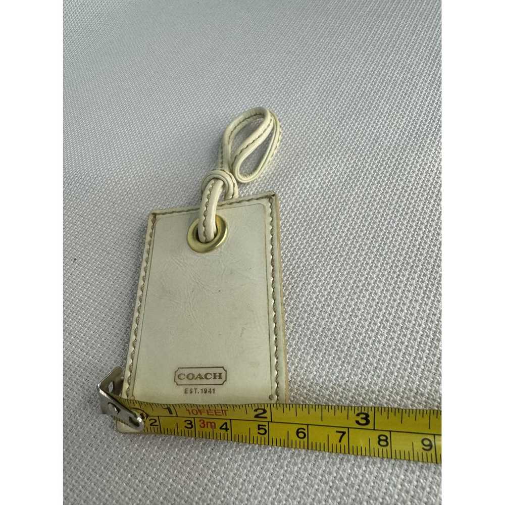 Coach Leather bag charm - image 6