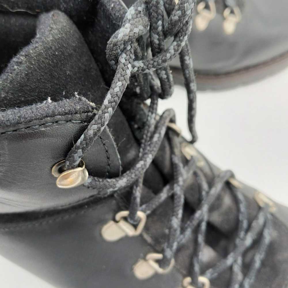 Sorel Vintage black leather hiking boot sz. 8.5 w… - image 4