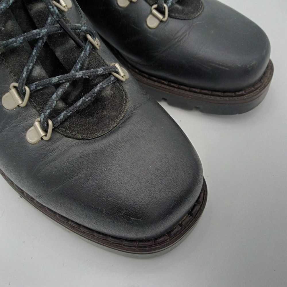 Sorel Vintage black leather hiking boot sz. 8.5 w… - image 6