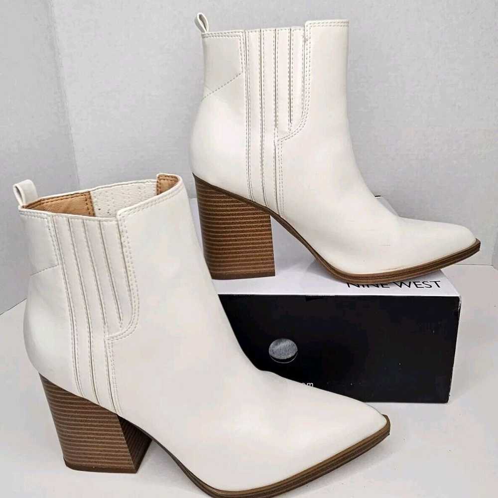 Nine West Orleeh Ivory 151 Ankle Boots Size 10M, … - image 4