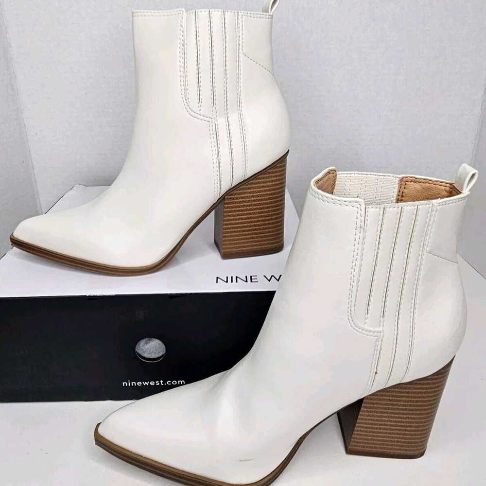 Nine West Orleeh Ivory 151 Ankle Boots Size 10M, … - image 6